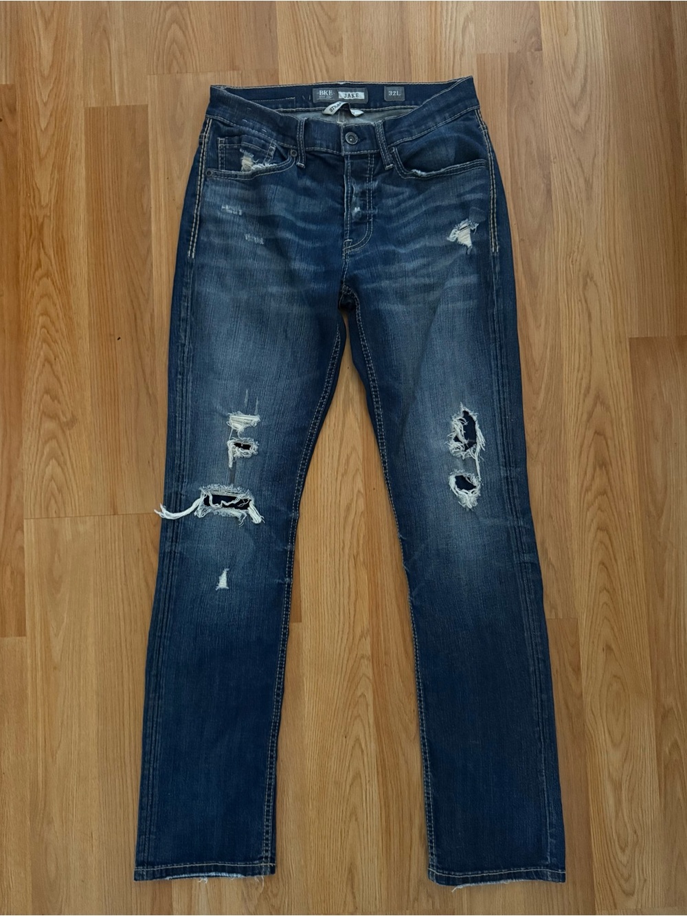Men’s BKE Jake straight cut jeans. 32”L